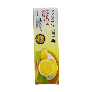 SAINTLY GIRL LEMON HAIR REMOVAL CREAM Depilatory Cream For Face And Bikini Line.