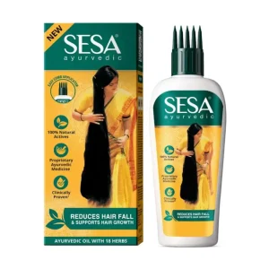 Sesa Ayurvedic Hair Oil 5000 Year Old Kshir Pak Vidhi, Bhringraj & 17 Rare Herbs With 5 Nourishing Oils All Hair Types No Mineral Oil 200 ml Pack Of 1, Multi, 6.7 Fl Oz (Pack Of 1)