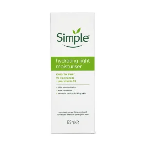 Simple Hydrating Light Daily Face Moisturizer, 125Ml