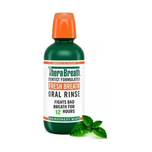 Thera Breath Therabreath Fresh Breath Oral Rinse Rainforest Mint 16Oz