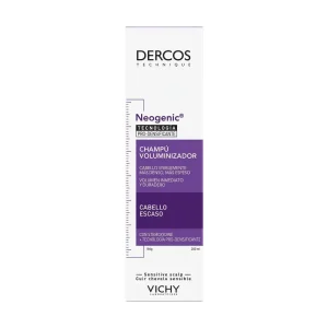VICHY DERCOS Neogenic Technology Pro Densifying Volumizing Shampoo For Thinning Hair.