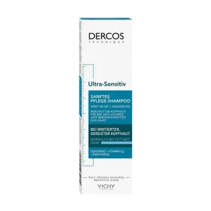 VICHY DERCOS Ultra Sensitive Gentle Care Shampoo For irritated Sensitive Scalps Normal to Oily Hair.