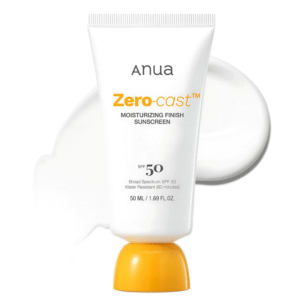 Anua Zero-Cast Moisturizing Finish Sunscreen – SPF 50+ PA++++ – 50ml