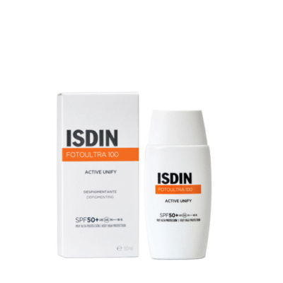 isdin foto ultra 100 active unify spf50+uvb uva pa++++50ml