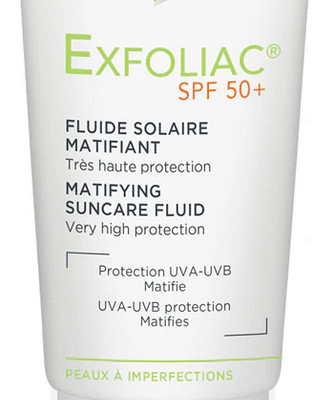 Noreva Exfoliac Mattifying Suncare Fluid SPF 50+ protective, matte fluid for the face SPF 50+