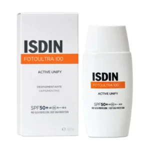 isdin foto ultra 100 active unify spf50+uvb uva pa++++50ml
