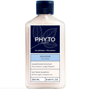 Phyto 1625-13236 Douceur Shampoo Suavidad 250 ml for Adults, Ideal for Healthy-Looking Hair Care and Styling, 250 ml