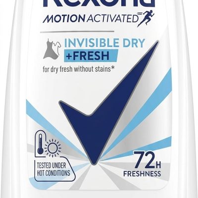 REXONA Motion Activated Invisible Dry +Fresh
