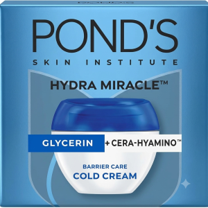 PONDS Hydra Miracle Glycerine +Cera Hyamino Barrier Care Cold Cream.