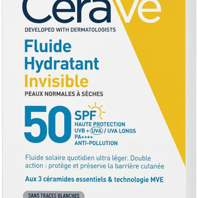 CeraVe Fluide Hydratant Invisible 50 SPF Sun Screen 50 ml