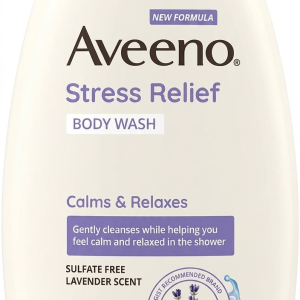 Aveeno, Stress Relief Body Wash, For Normal to Dry Skin, Lavender, 12 fl oz (354 ml)