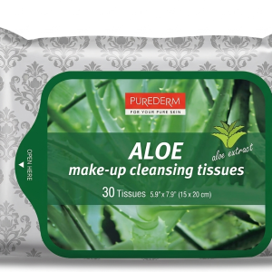 PUREDERM Aloe vera Cleansing Tissues 30'S