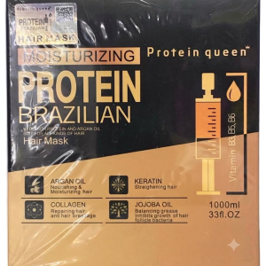 PROTEIN QUEEN Moisturizing Protein Brazilian Hair Mask 1000 ml.