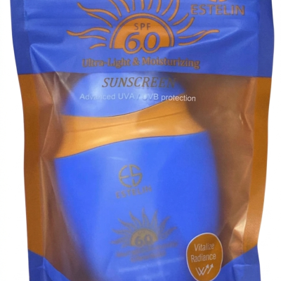 ESTELIN SPF60 Ultra Light and Moisturizing SUNSCREEN Advanced UVA /UVB Protection 75 gm