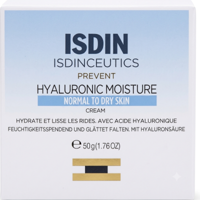 ISDIN Isdinceutics Prevent Hyaluronic Moisture Normal to Dry Skin 50 gm