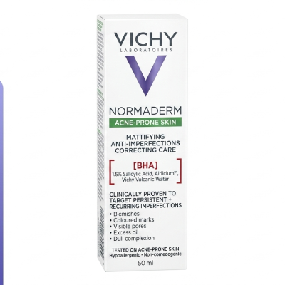 VICHY Normaderm Acne Prone Skin Mattifying Anti Imperfections Correcting Care 50 ml