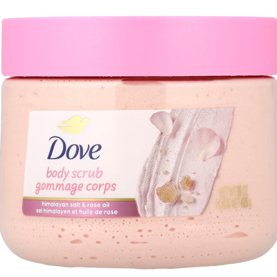 Dove, Body Scrub, Himalayan Salt & Rose Oil, 15 oz (425 g)
