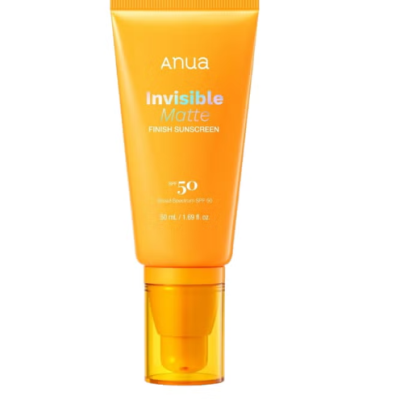 Anua Invisible Matte Finish SPF 50 Sunscreen - 50ml