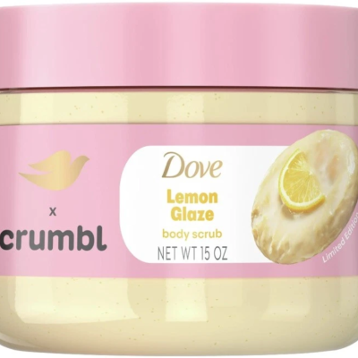 Dove Crumbl - Lemon Glaze - Body Scrub 15oz - Limited Edition
