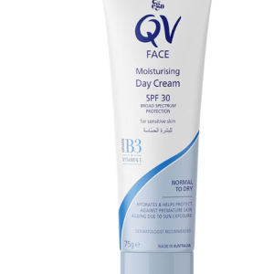 QV Face Day Cream for Dry & Sensitive Skin (75g) - Lightweight Hydrating Moisturizer with Antioxidants, Fragrance Free Non Greasy Daily Skincare Cream, Dermatologist Recommended 75grams