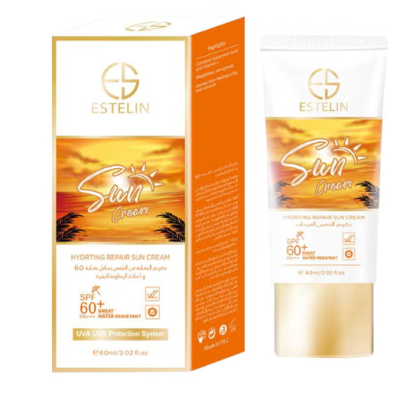 ESTELIN Hydrating Repair Sun Cream Spf 60+ Multicolour 60ml