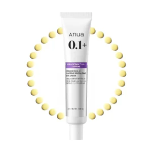 Anua Retinol 0.1 Percent Caffeine Revitalizing Eye Cream 30 ml for Dark Circles, Puffiness & Fine Lines