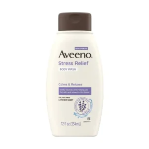 Aveeno, Stress Relief Body Wash, For Normal to Dry Skin, Lavender, 12 fl oz (354 ml)