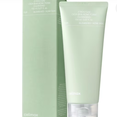 Celimax Cica BHA Acne Foam Cleanser By Ji Woo Gae For Acne Skin 150 ml