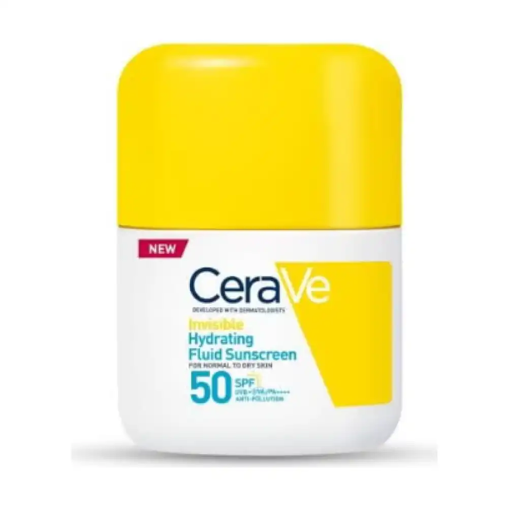 CeraVe Invisible Hydrating Fluid Sunscreen SPF50 50ml
