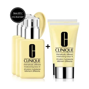 Clinique Dramatically Different Moisturizing Lotion+ Hydration Set with Bonus Free Gift
