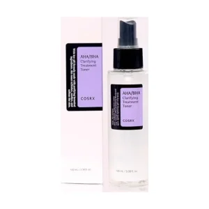 COSRX AHA/BHA Clarifying Treatment Toner, 3.38 fl.oz / 100ml | Exfoliating Facial Spray | Korean Skin Care, Hydrating, Mild Exfoliation, Vegan, Paraben Free
