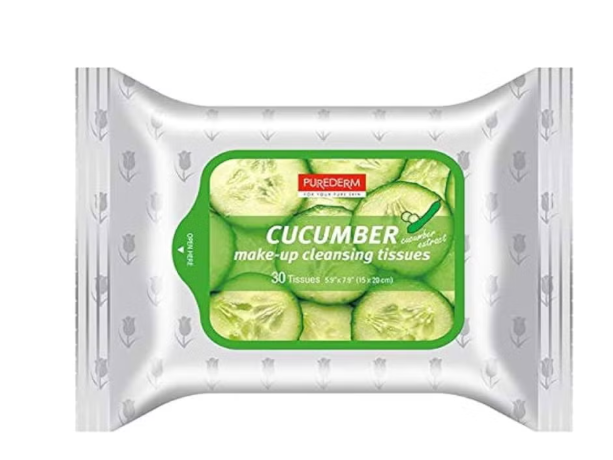 PUREDERM Cucumber Cleansing Tissues 30'S