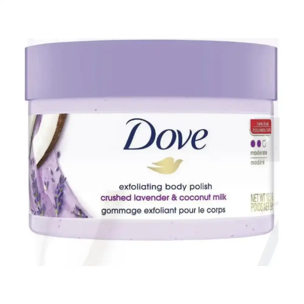 Dove Exfoliating Body Polish Crushed Lavender & Coconut Milk 298 g