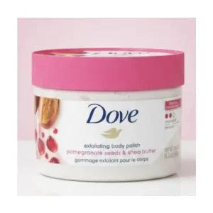 Dove Exfoliating Body Polish Pomegranate Seeds And Shea Butter 298 g Body Scrub Gentle Exfoliating Moisturizing Skin Care