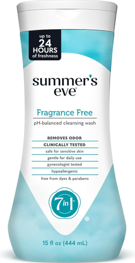 Summer'S Eve Cleansing Wash, Fragrance Free, 15 Fl Oz