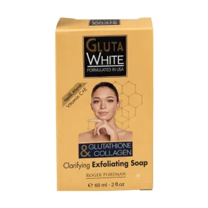 Gluta White Glutathione & Collagen Clarifying & Exfoliating Soap 60 ml