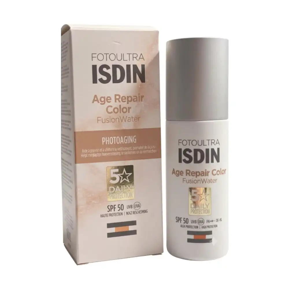 isdin fotoultra age repair fusion water spf 50 50 ml