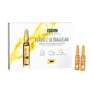 Isdin Isdinceutics Flavo-C Ultraglican Daily Antioxidant Serum Ampoules 2 mL 10's