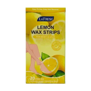 LAFRESH Lemon Wax Strips 20 pcs.