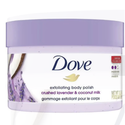 Dove Exfoliating Body Polish Crushed Lavender & Coconut Milk 298 g