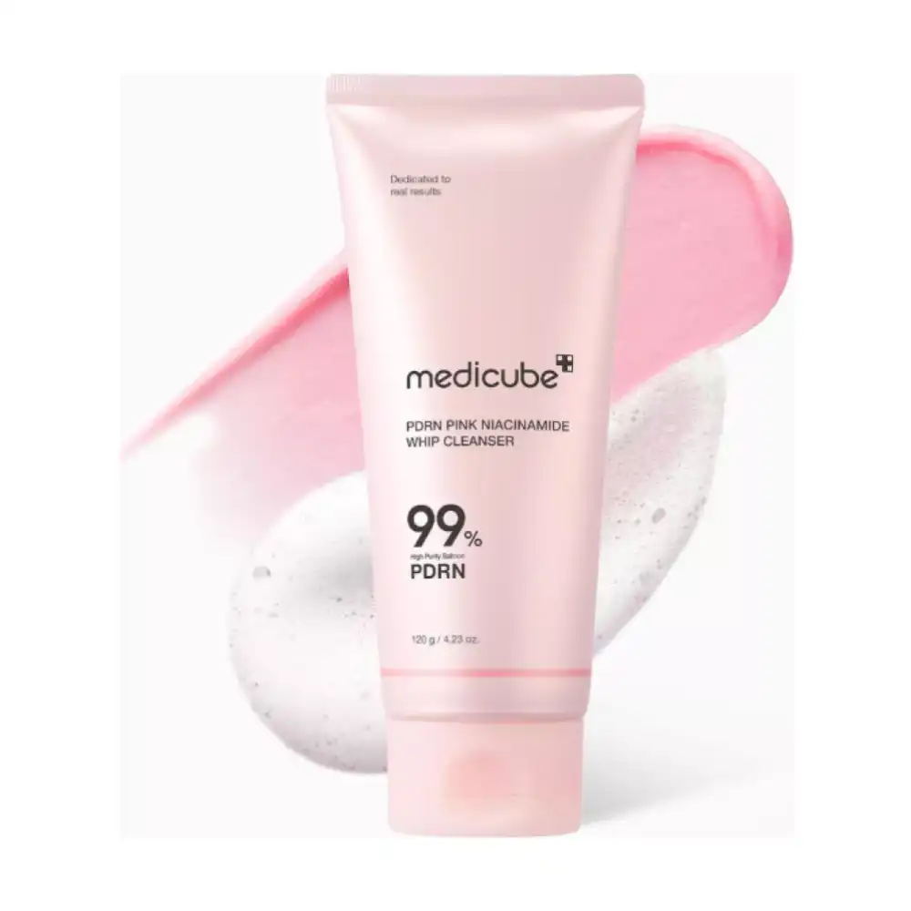 Medicube PDRN Pink Niacinamide Whip Cleanser 120 gm