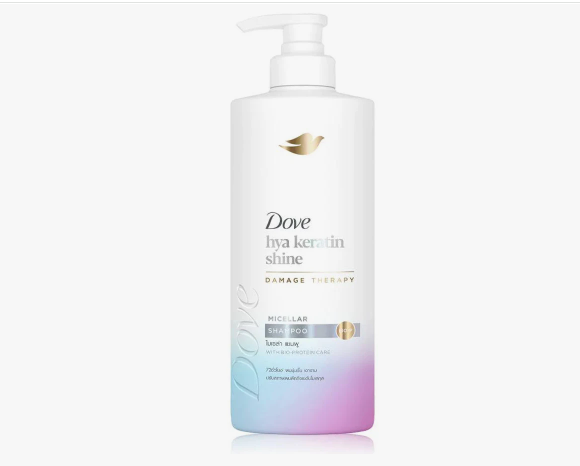 Dove Shampoo Hya Keratin Shine Micellar 360 ml