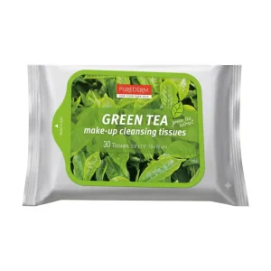 PUREDERM GreenTea Cleansing Tissues 30'S
