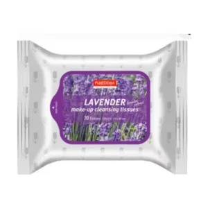 Purederm Make Up Cleansing Tissues Lavender - 30pcs