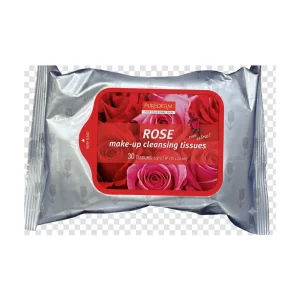 PUREDERM Rose Make up Cleansing Tissues 30 s