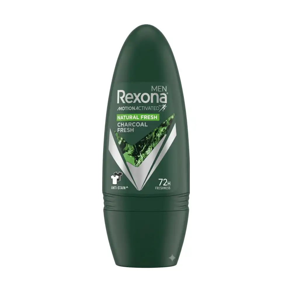 REXONA Motion Activated Natural Fresh Charcoal Fresh 72 H Freshness