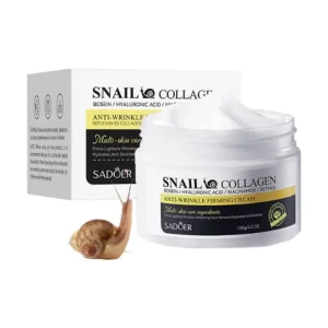 SADOER Snail Collagen Cream , Anti-Wrinkle Firming Cream.Moisturizing Acne Scar Removal Cream, Improve Skin Anti-Aging And Wrinkle Removal And Whitening Cream 120g