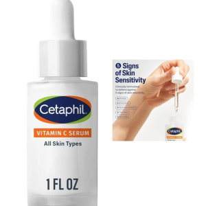 Cetaphil Vitamin C Serum Face Reduces Dark Spots Hyperpigment Sensitive Skin 1oz
