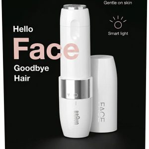 Braun Hello Face Goodbye Hair Quick And Gentle.
