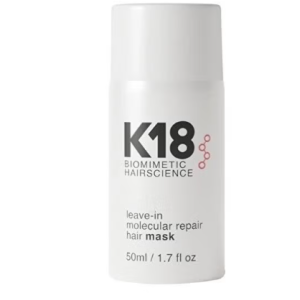 K18 -50ml Leave-In Molecular Repair Hair Mask Suitable for Damaged Hair – Deep Conditioning, Soft Texture, Hair Restoration